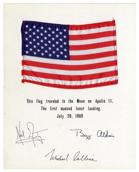 Apollo 11 Space-Flown U.S. Flag